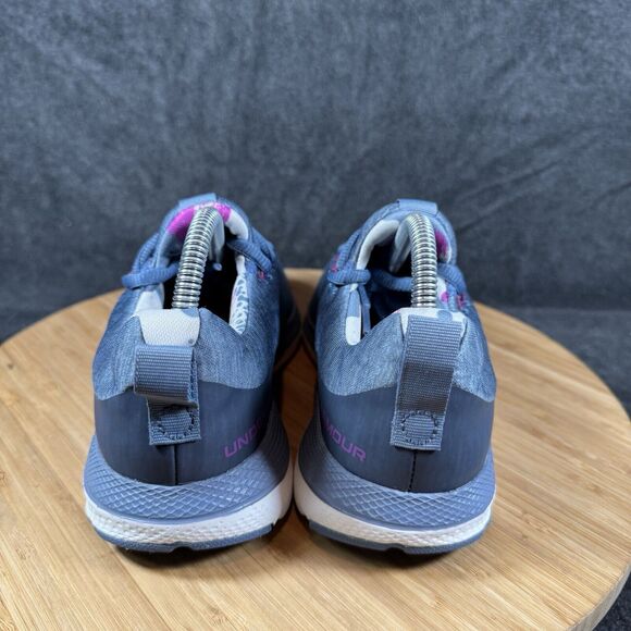 S‎ Under Armour Womens 6 Charged Impulse 3024442-400 Blue Running Shoes Sneakers - Picture 4 of 8